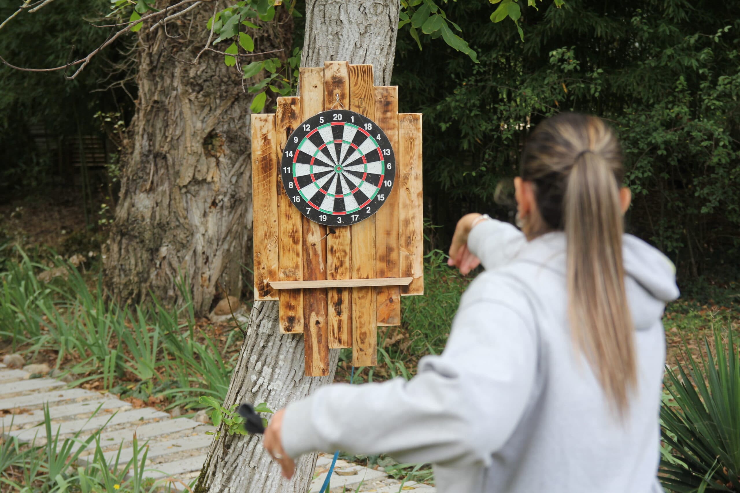 Jeux en bois en action