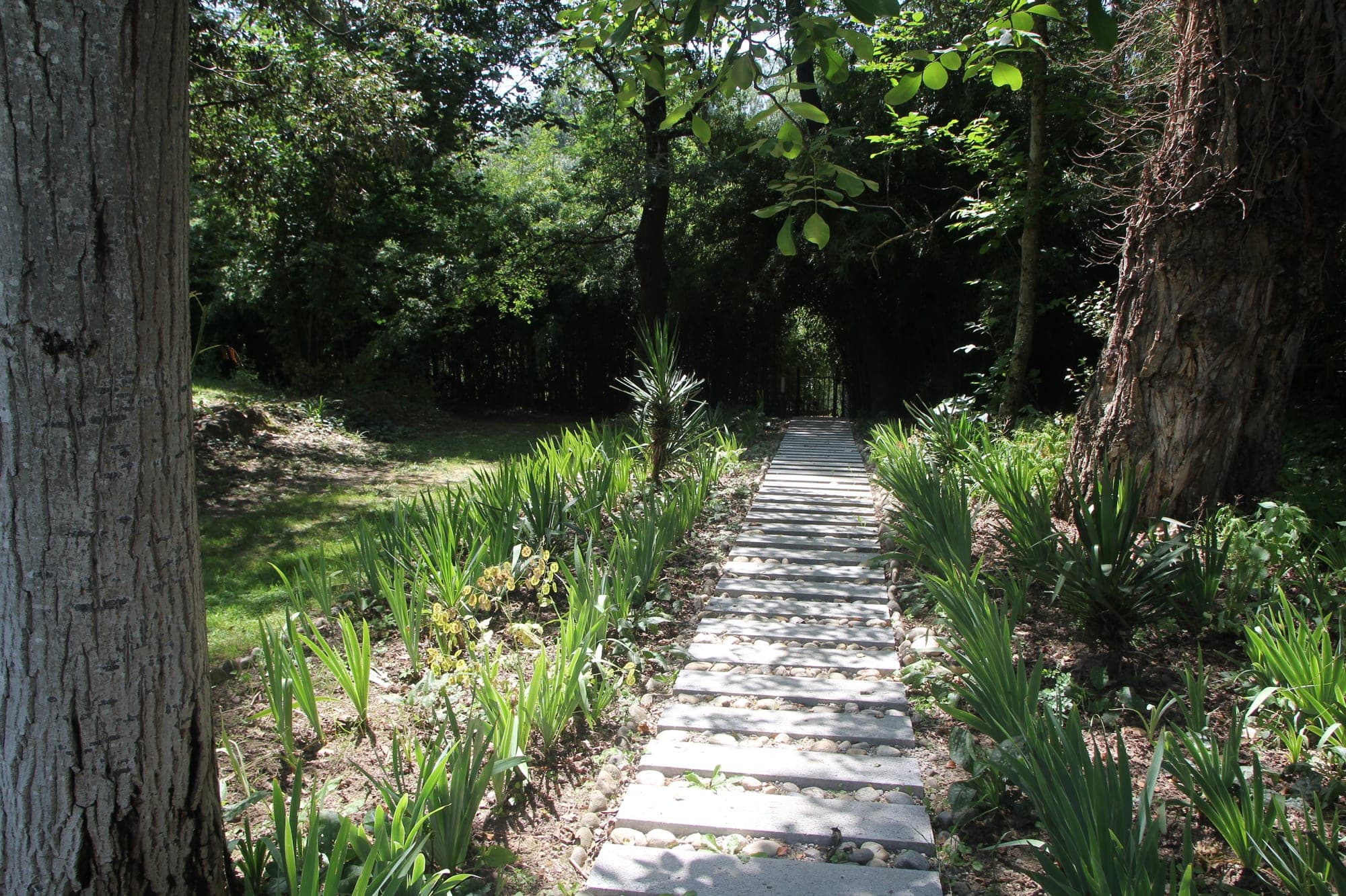 Jardin des tipis