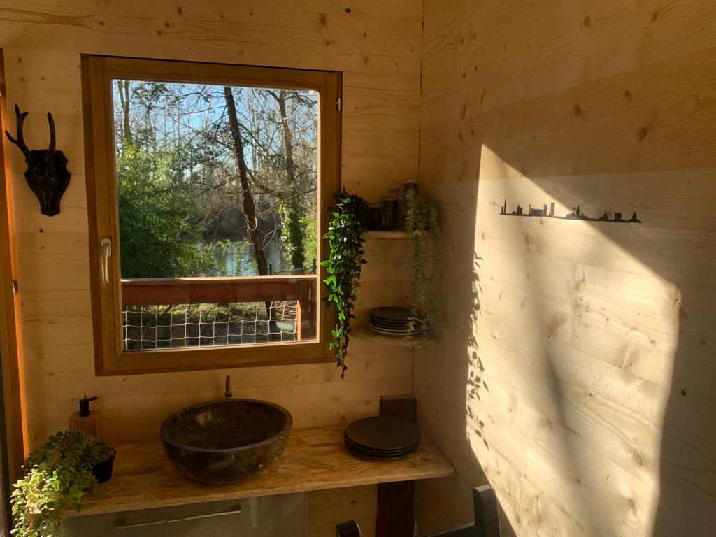 Salle de bain cabane