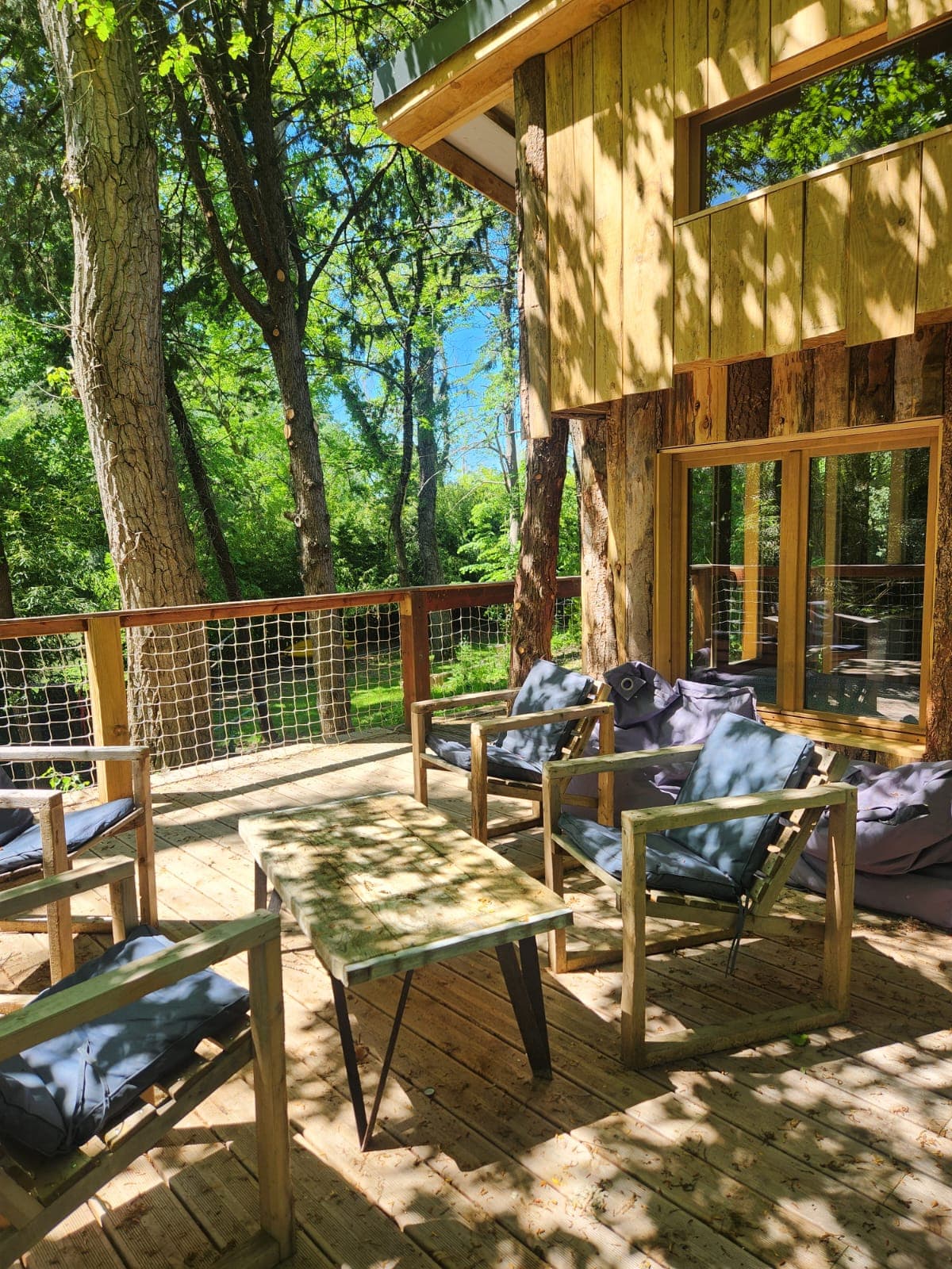La Cabane perchée terrasse
