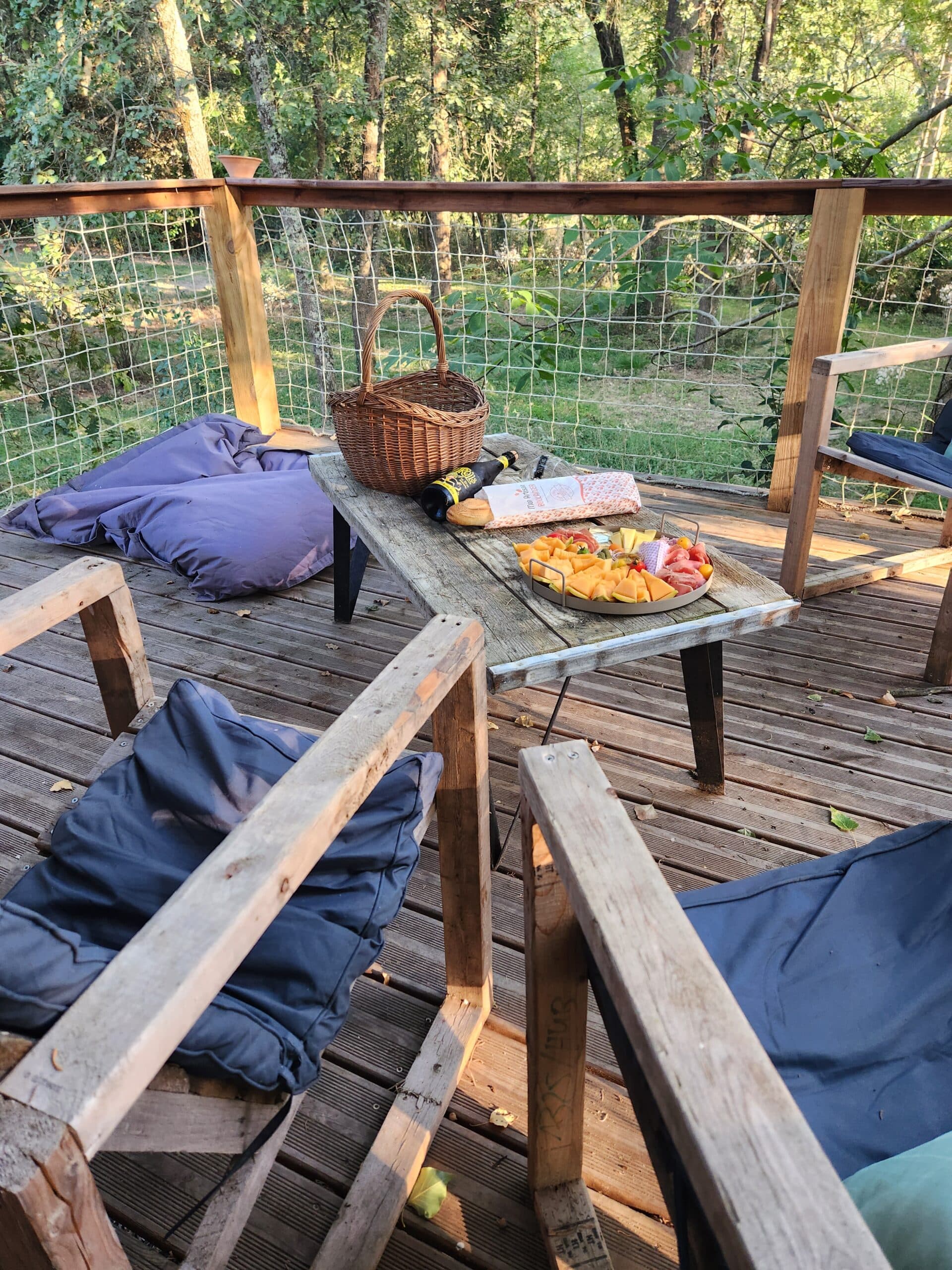 Panier repas local cabane